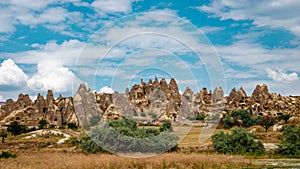 Turkey Cappadocia, Rock Formations in Pasabag Monks Valley, Cappadocia, Turkey