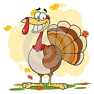 Turkey cartoon character