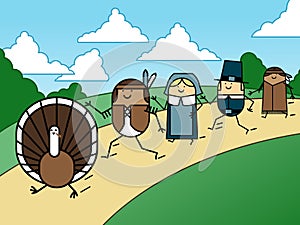 Turkey chase photo