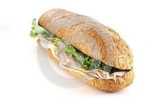 Turkey and cheese sub