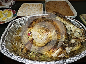 Turkey Christmas meal feast Thanksgiving holiday bake broil