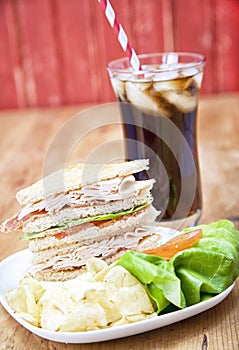 Turkey Club Sandwich