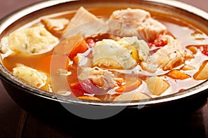 Turkey dumpling soup