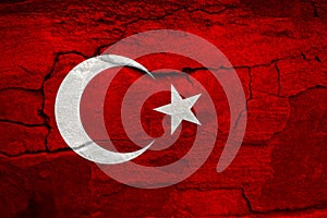 Turkey Earthquake, February 6, 2023. Mournful banner. The Epicenter of the earthquake in Turkey. Pray for Turkey. A