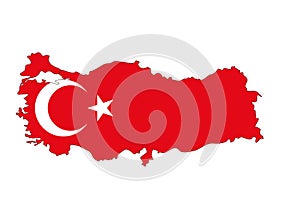 Turkey flagmap