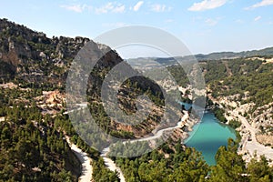 Turkey, Green Canyon, summer. High mountains and no people