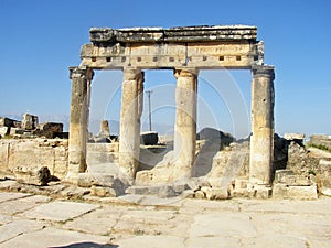 Turkey: Hierapolis aka Pamukkale -Gate to the hell