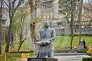 Ataturk founder of Turkish republic sculpture in gulhane park