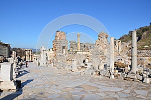 Turkey, Izmir, Bergama in ancient Greek Hellenistic different A nice introduction, this is a real civilization, baths