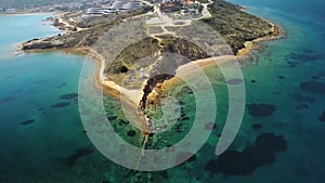 Turkey Izmir Cesme aerial shot with drone.