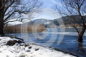 Turkey / Izmir / Odemis / Golcuk, Winter landscape