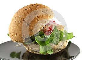 Turkey And Lettuce Roll 5