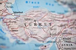 Turkey on the map