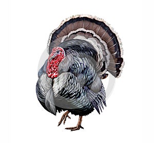 The turkey Meleagris gallopavo