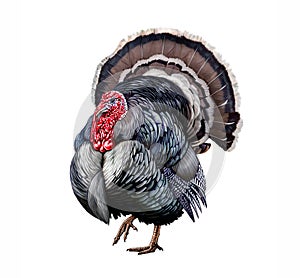 The turkey Meleagris gallopavo photo
