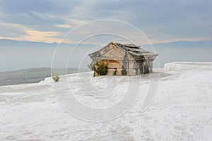 Turkey. Pamukkale. The ancient city of Hierapolis.