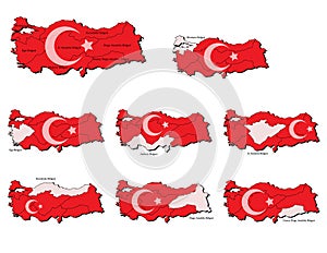 Turkey provinces maps
