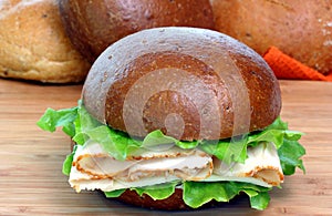Turkey Sandwich on Roll