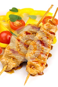 Turkey skewers