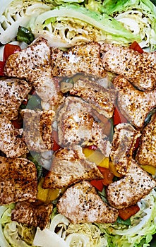 Turkey Steaks and bacon