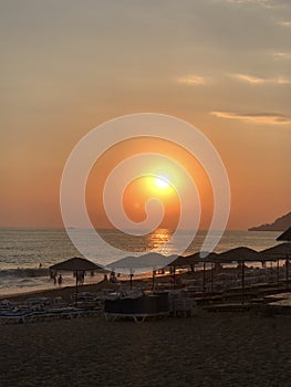 Sunset in Alanya