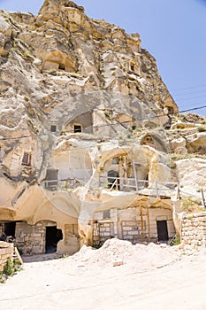 Turkey, Urgup. Multi-storey house of rhe cave city