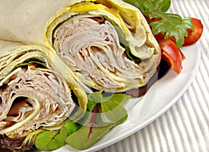 Turkey Wrap Sandwich