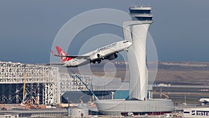 Turkish Airlines Boeing 737 Istanbul New Airport