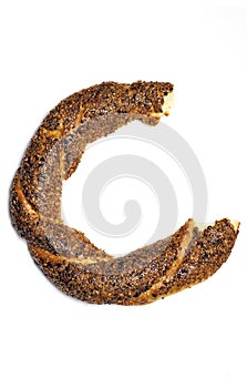 Turkish bagel, simit.