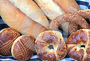 Turkish bagels, simit and breads