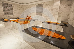 Turkish bath in luxury health spa