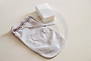 Turkish bath and bath materials, bath towel and turkish soap, take a bath, make a bath to relax, take a shower,