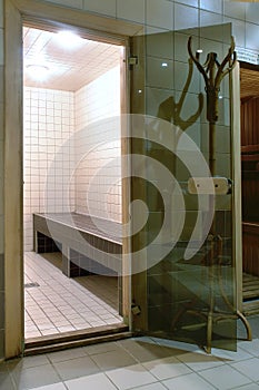 Turkish bath in modern hotel