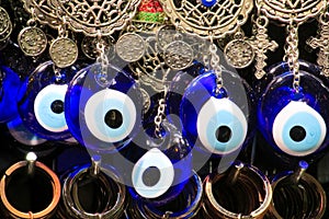 Turkish blue eye amulet photo