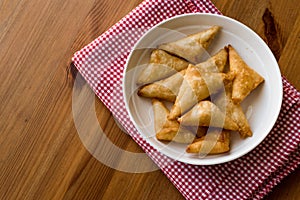 Turkish Borek with cheese / Peynirli Muska Boregi. photo