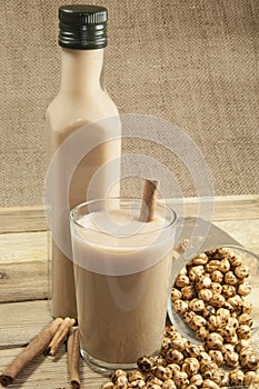 Turkish Boza and chickpea