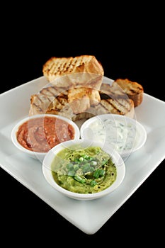 Turkish Bread And Dips
