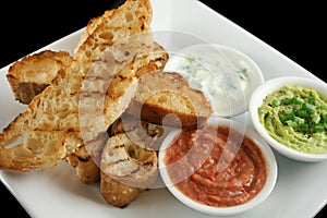 Turkish Bread And Dips 5