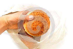 Turkish bread, tiny bread, sesame bread, bread in bag, pictures of dÃÂ¶ner kebap bread