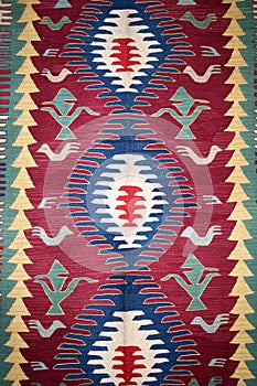 Turkish carpet pattern as background