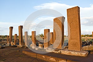 Turkish cemetery in Ahlat