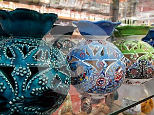 Turkish Ceramic Wax Burner, Handmade Wax Warmer, Ceramic Burner, Oil Burner, Wax Melts, Tealight Burner - traditional turkish