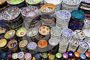 Turkish Ceramics in Grand Bazaar