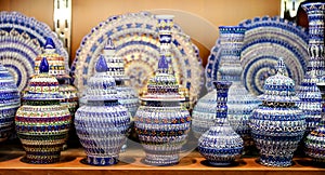 Turkish Ceramics in Grand Bazaar, Istanbul, Turkey