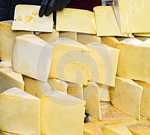 Turkish cheese: full-fat beyaz peynir,yellow kaÅŸar peynir, cecil, topi, burgu peynir, bazaar