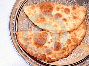 Turkish cheese pie fried in oil ( Cig borek )