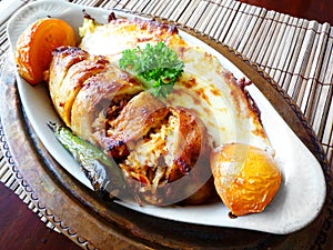 Turkish chicken main dish