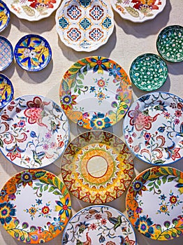 Turkish chinaware in Grand Bazaar