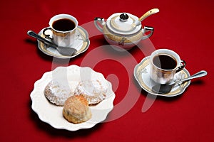 Turkish coffe and desserts