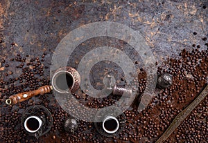 Turkish coffee concept photo